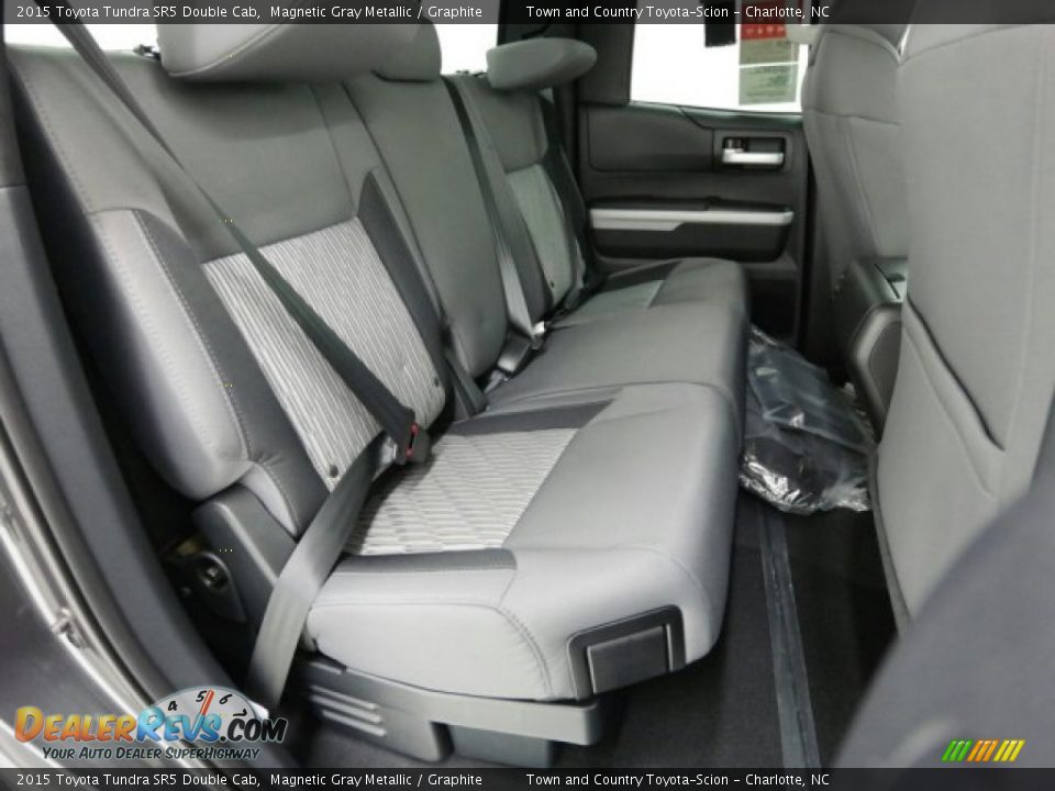 Rear Seat of 2015 Toyota Tundra SR5 Double Cab Photo #9