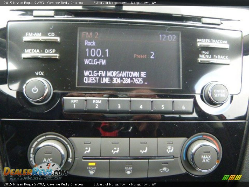 2015 Nissan Rogue S AWD Cayenne Red / Charcoal Photo #19