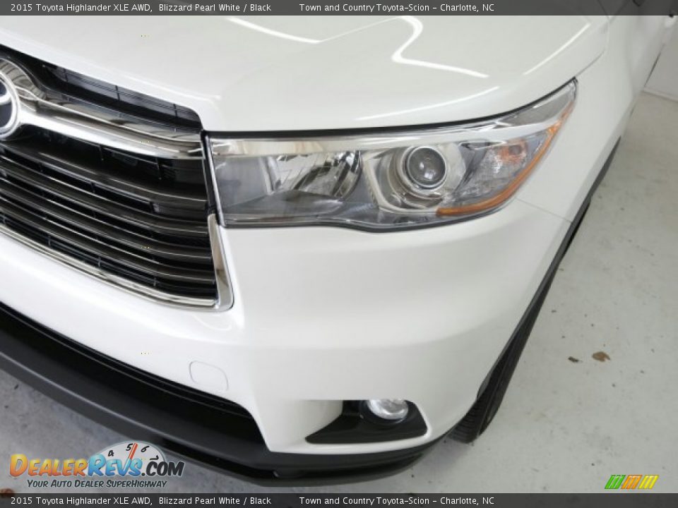 2015 Toyota Highlander XLE AWD Blizzard Pearl White / Black Photo #6