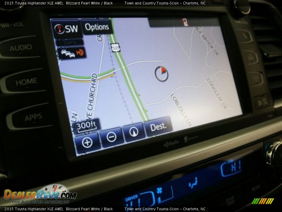 2015 Toyota Highlander XLE AWD Blizzard Pearl White / Black Photo #16