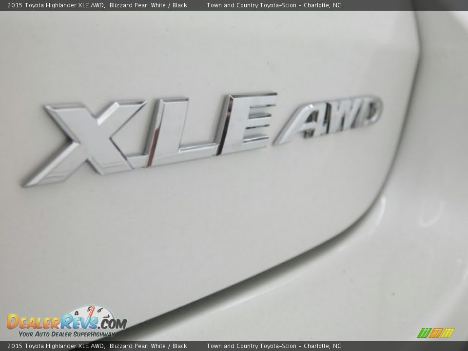 2015 Toyota Highlander XLE AWD Blizzard Pearl White / Black Photo #20