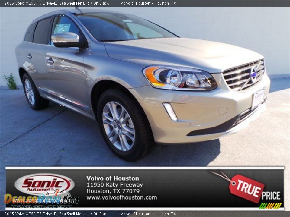 2015 Volvo XC60 T5 Drive-E Sea Shell Metallic / Off Black Photo #1