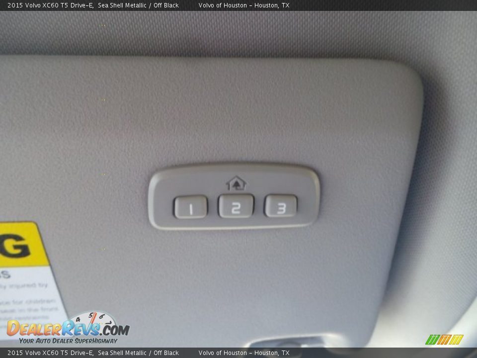 2015 Volvo XC60 T5 Drive-E Sea Shell Metallic / Off Black Photo #13