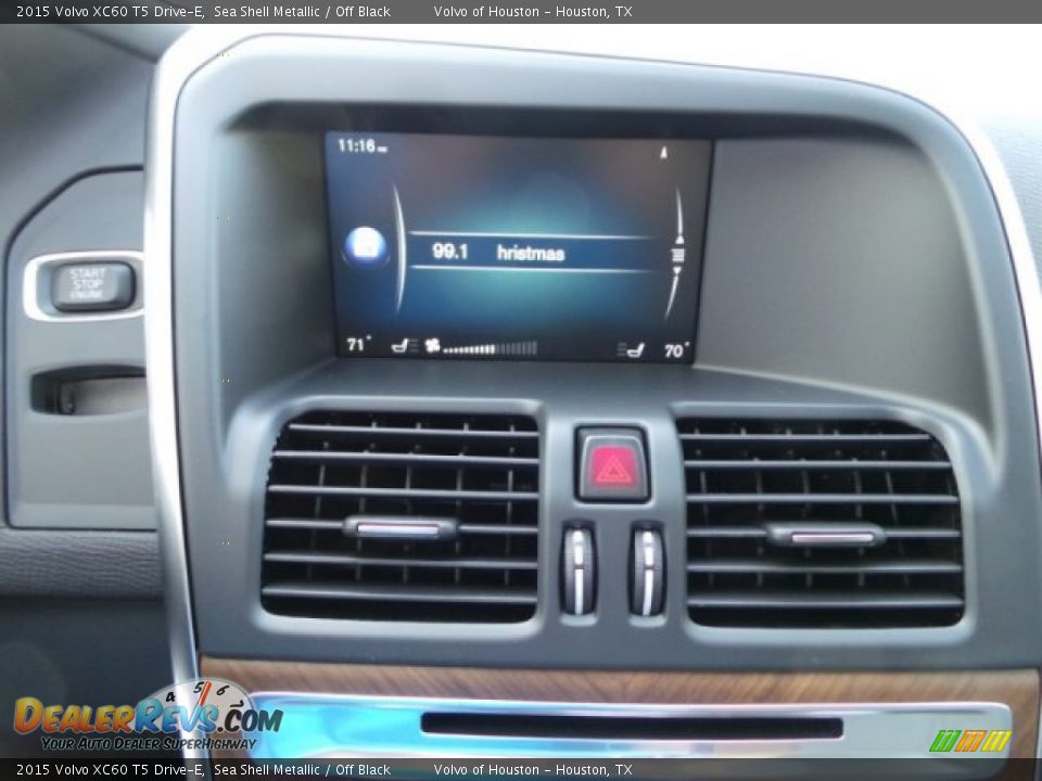 2015 Volvo XC60 T5 Drive-E Sea Shell Metallic / Off Black Photo #15