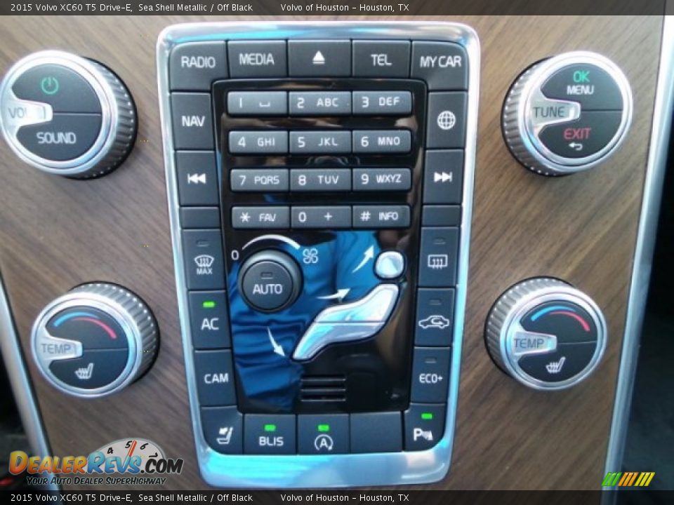 2015 Volvo XC60 T5 Drive-E Sea Shell Metallic / Off Black Photo #18