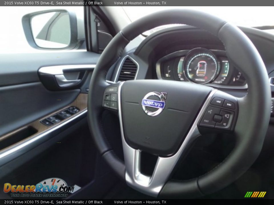 2015 Volvo XC60 T5 Drive-E Sea Shell Metallic / Off Black Photo #24