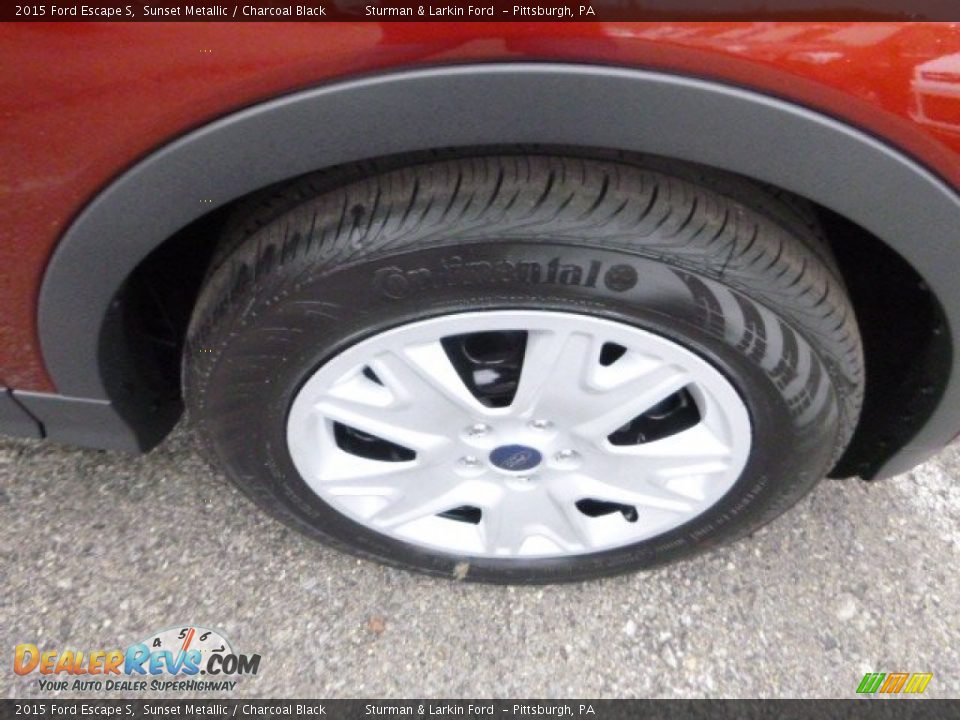 2015 Ford Escape S Sunset Metallic / Charcoal Black Photo #7