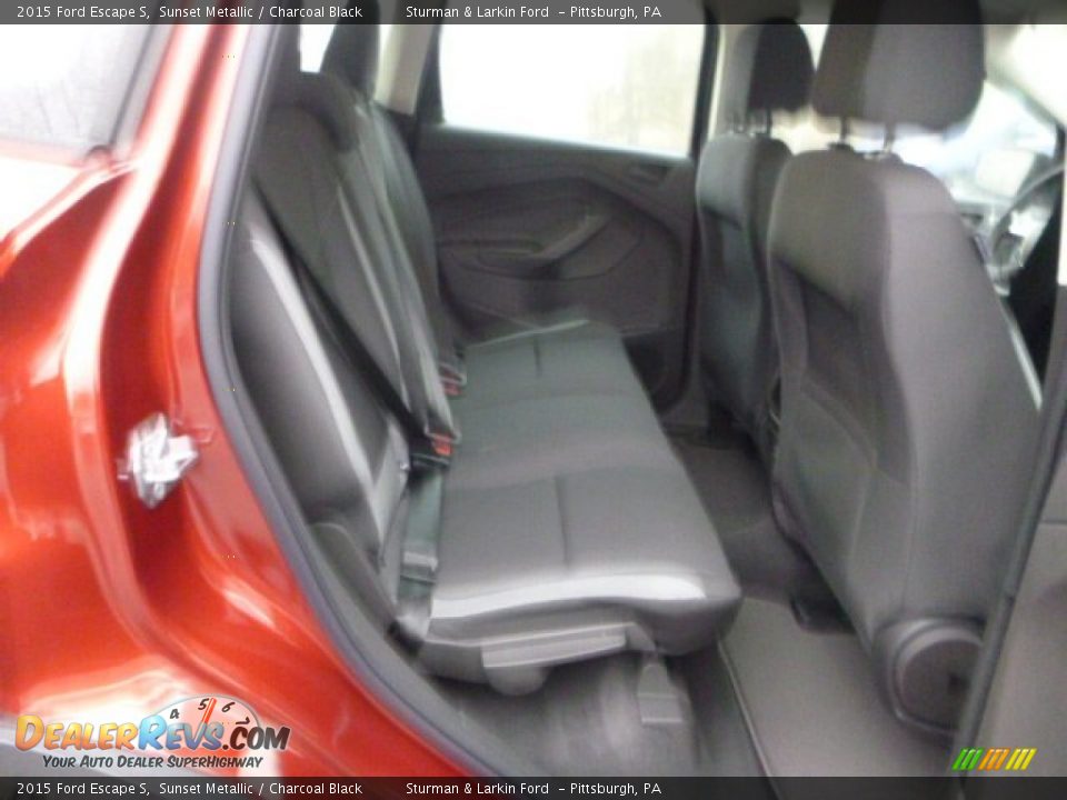 2015 Ford Escape S Sunset Metallic / Charcoal Black Photo #8