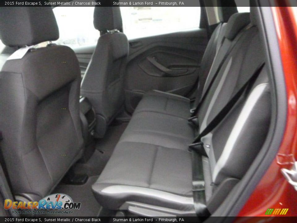 2015 Ford Escape S Sunset Metallic / Charcoal Black Photo #9