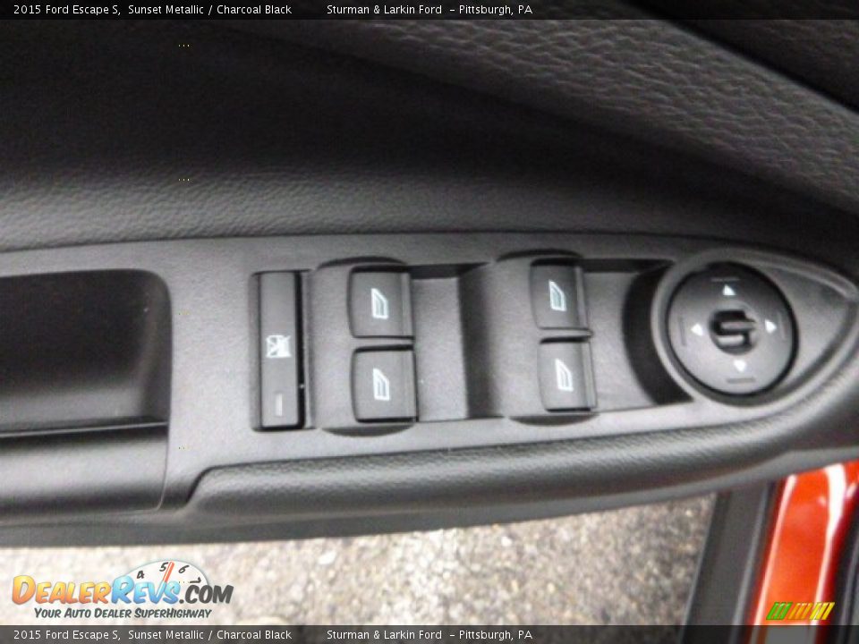 2015 Ford Escape S Sunset Metallic / Charcoal Black Photo #11