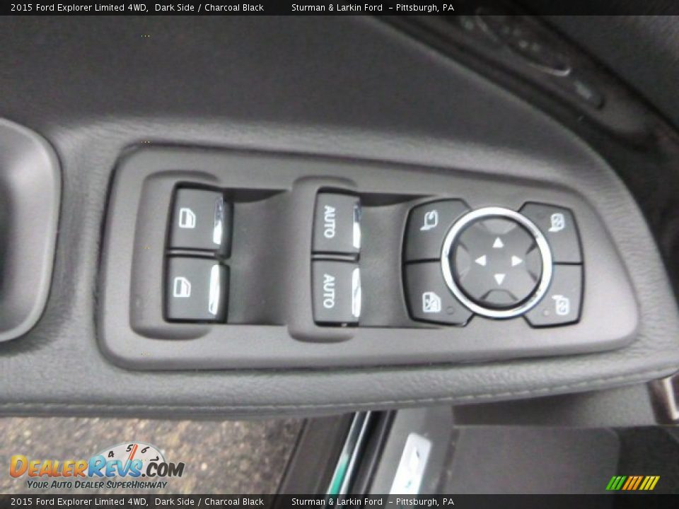 2015 Ford Explorer Limited 4WD Dark Side / Charcoal Black Photo #11