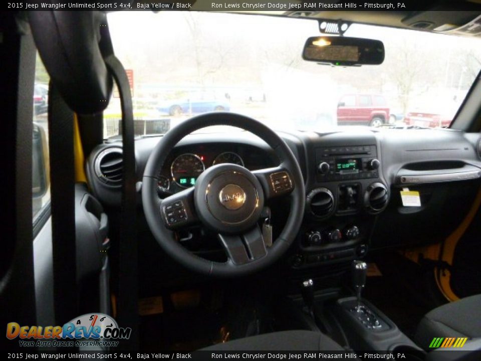 2015 Jeep Wrangler Unlimited Sport S 4x4 Baja Yellow / Black Photo #15
