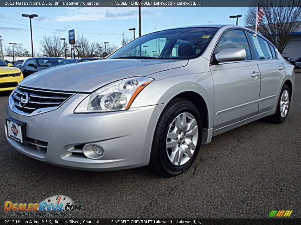 2012 Nissan Altima 2.5 S Brilliant Silver / Charcoal Photo #1