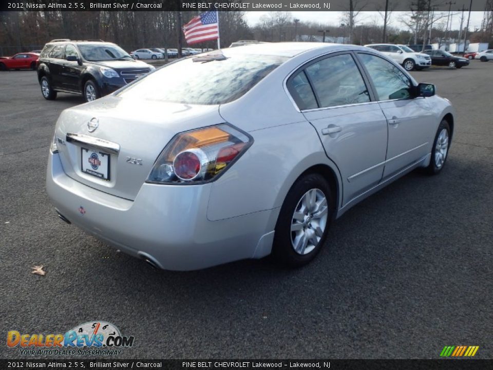 2012 Nissan Altima 2.5 S Brilliant Silver / Charcoal Photo #5