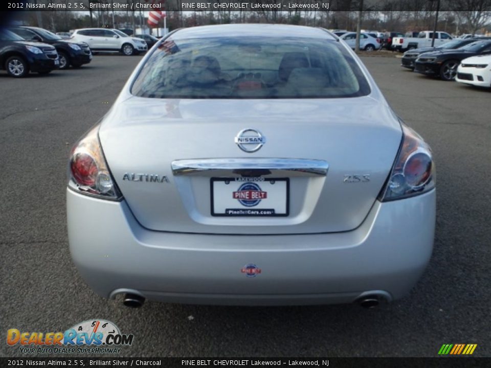 2012 Nissan Altima 2.5 S Brilliant Silver / Charcoal Photo #6