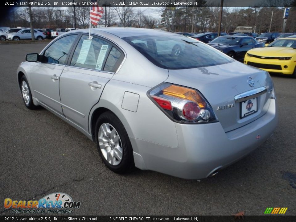 2012 Nissan Altima 2.5 S Brilliant Silver / Charcoal Photo #7