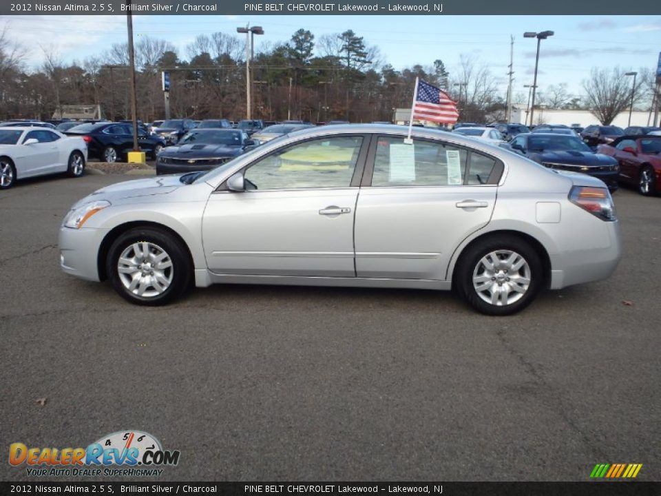 2012 Nissan Altima 2.5 S Brilliant Silver / Charcoal Photo #8