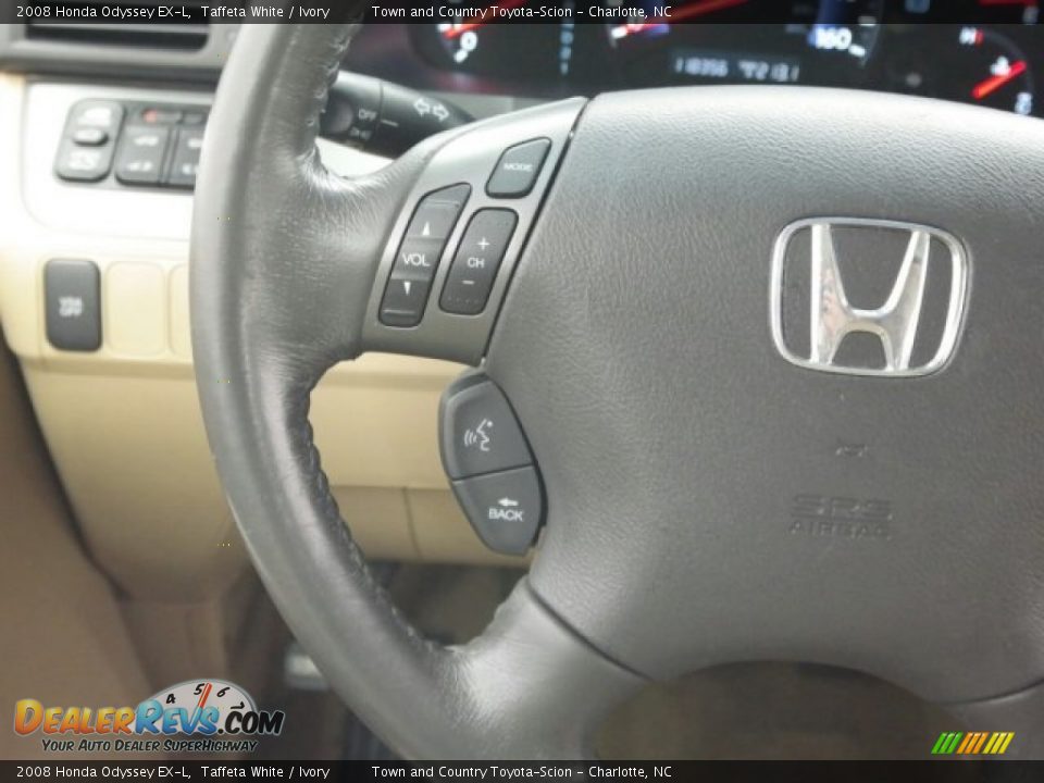2008 Honda Odyssey EX-L Taffeta White / Ivory Photo #19