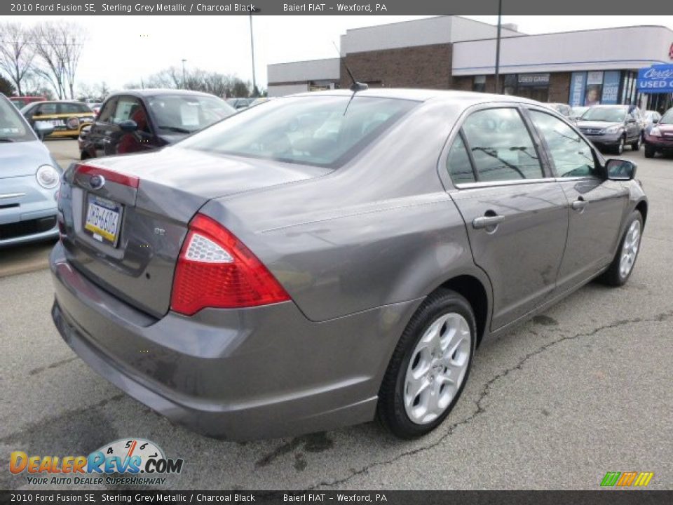 2010 Ford Fusion SE Sterling Grey Metallic / Charcoal Black Photo #3