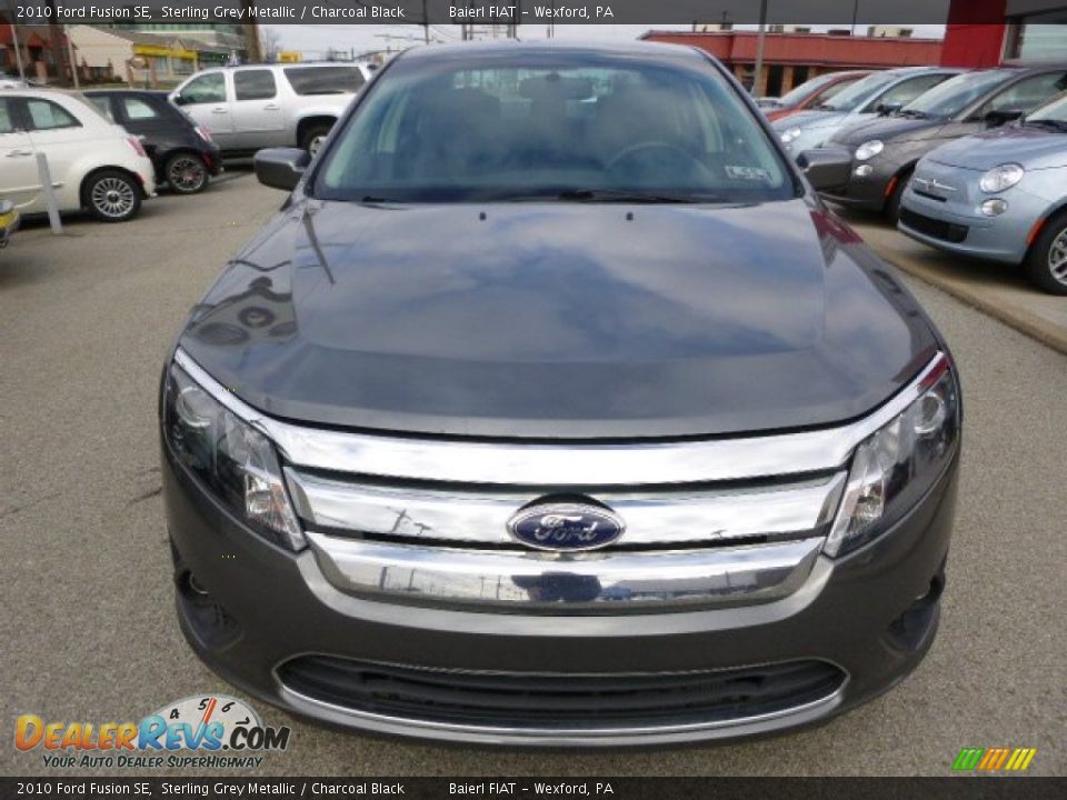 2010 Ford Fusion SE Sterling Grey Metallic / Charcoal Black Photo #7