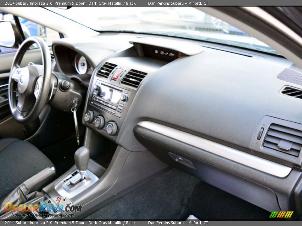 2014 Subaru Impreza 2.0i Premium 5 Door Dark Gray Metallic / Black Photo #9