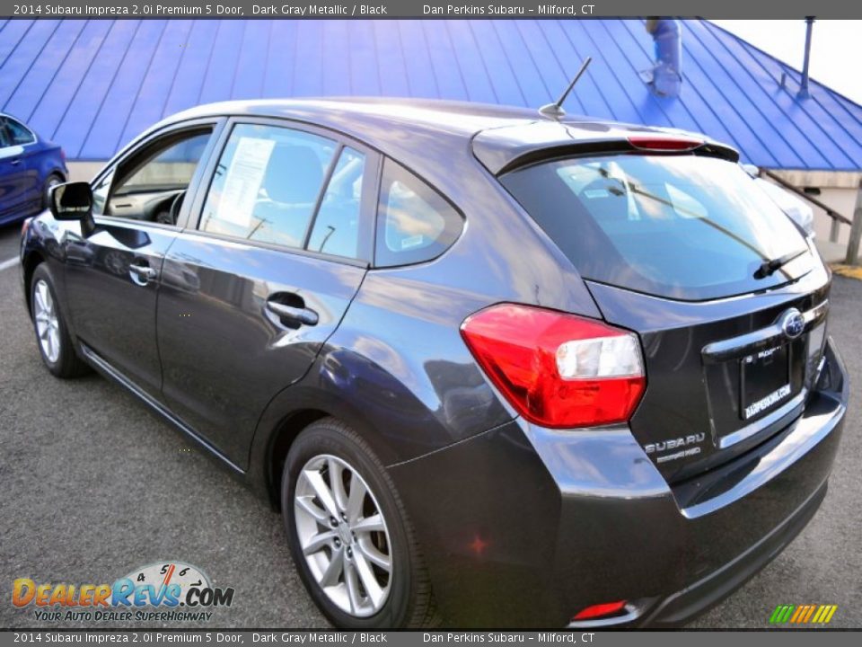 2014 Subaru Impreza 2.0i Premium 5 Door Dark Gray Metallic / Black Photo #11