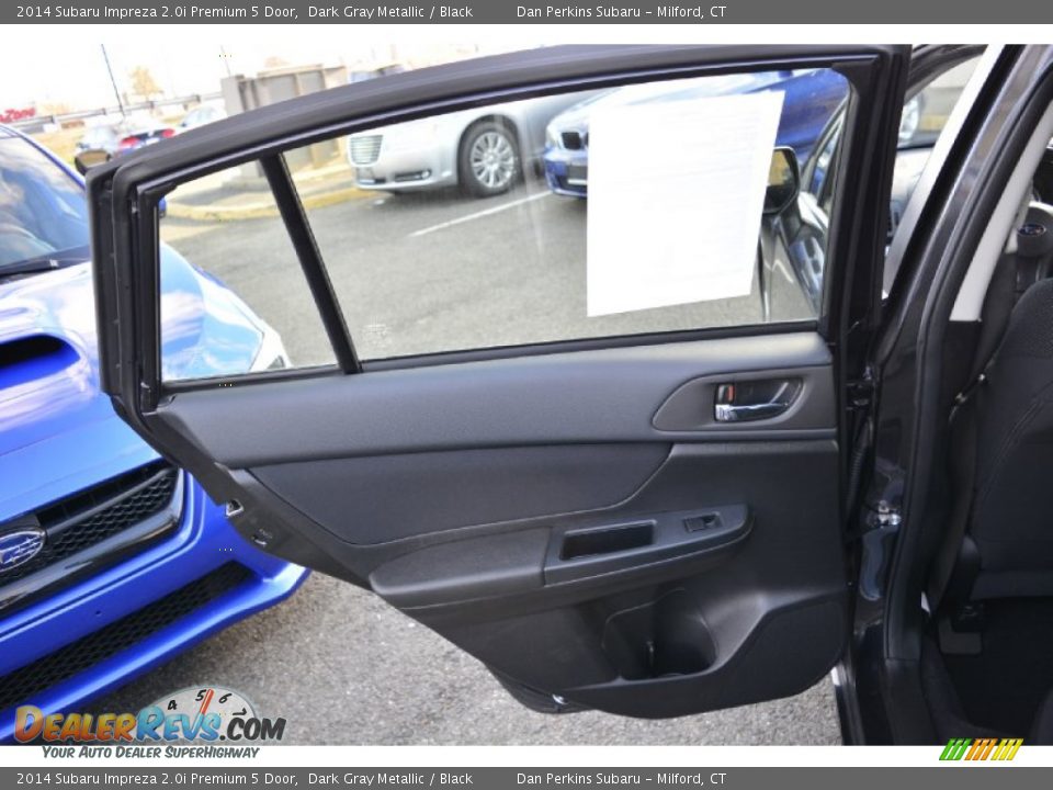 2014 Subaru Impreza 2.0i Premium 5 Door Dark Gray Metallic / Black Photo #18