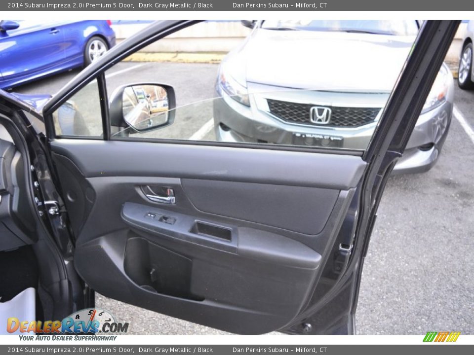 2014 Subaru Impreza 2.0i Premium 5 Door Dark Gray Metallic / Black Photo #19