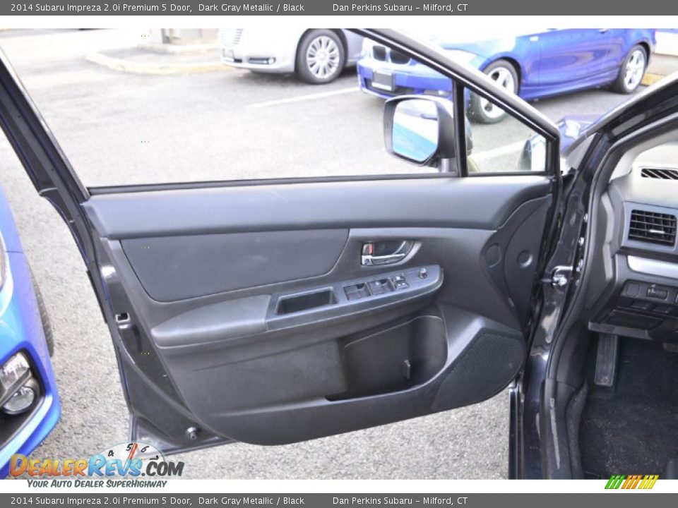 2014 Subaru Impreza 2.0i Premium 5 Door Dark Gray Metallic / Black Photo #20