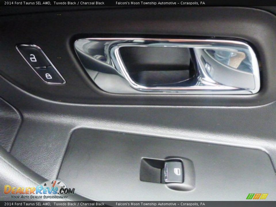 2014 Ford Taurus SEL AWD Tuxedo Black / Charcoal Black Photo #2