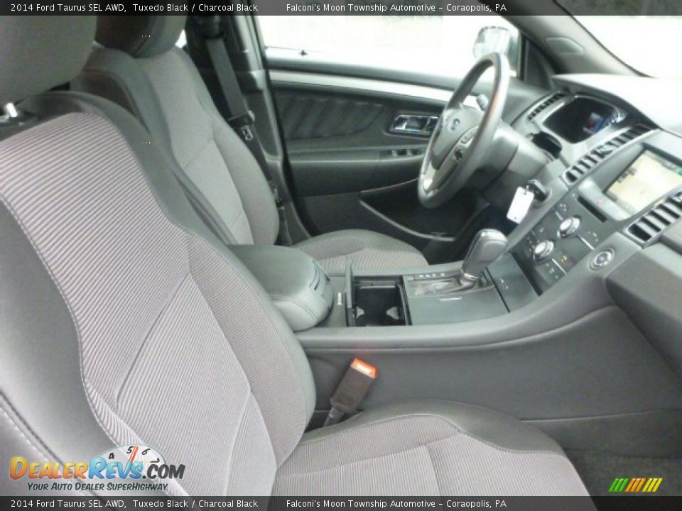 2014 Ford Taurus SEL AWD Tuxedo Black / Charcoal Black Photo #4