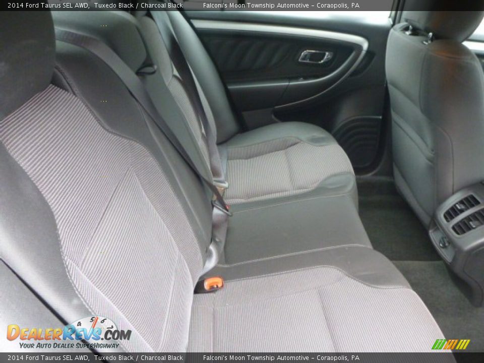2014 Ford Taurus SEL AWD Tuxedo Black / Charcoal Black Photo #5