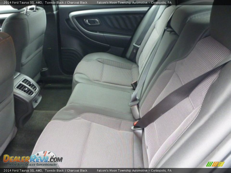 2014 Ford Taurus SEL AWD Tuxedo Black / Charcoal Black Photo #15
