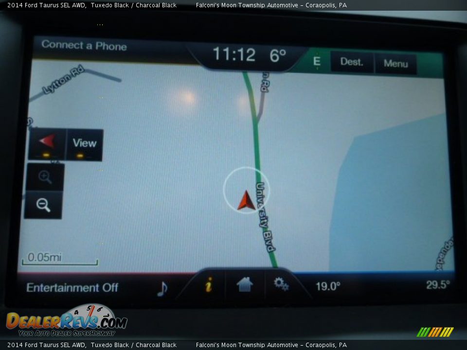 2014 Ford Taurus SEL AWD Tuxedo Black / Charcoal Black Photo #22