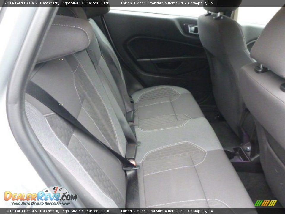 2014 Ford Fiesta SE Hatchback Ingot Silver / Charcoal Black Photo #5