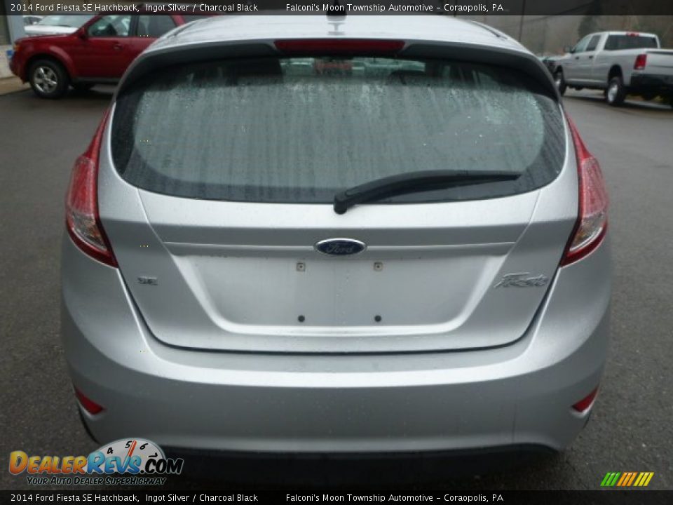 2014 Ford Fiesta SE Hatchback Ingot Silver / Charcoal Black Photo #7