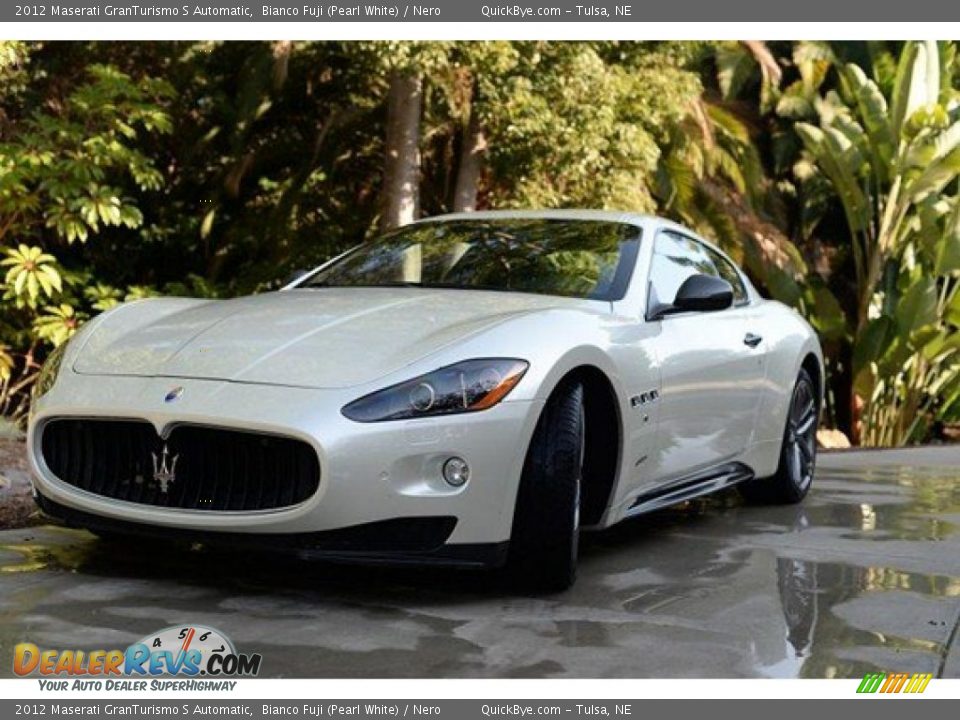 2012 Maserati GranTurismo S Automatic Bianco Fuji (Pearl White) / Nero Photo #1