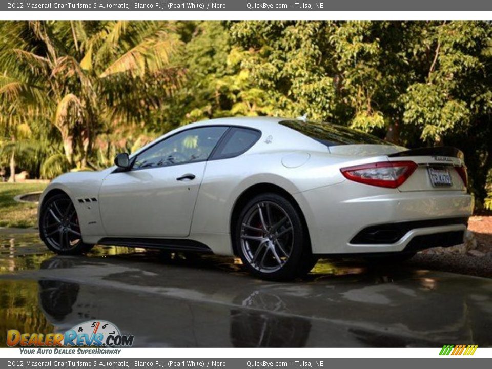 2012 Maserati GranTurismo S Automatic Bianco Fuji (Pearl White) / Nero Photo #12