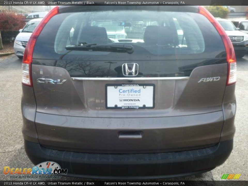 2013 Honda CR-V LX AWD Urban Titanium Metallic / Black Photo #4