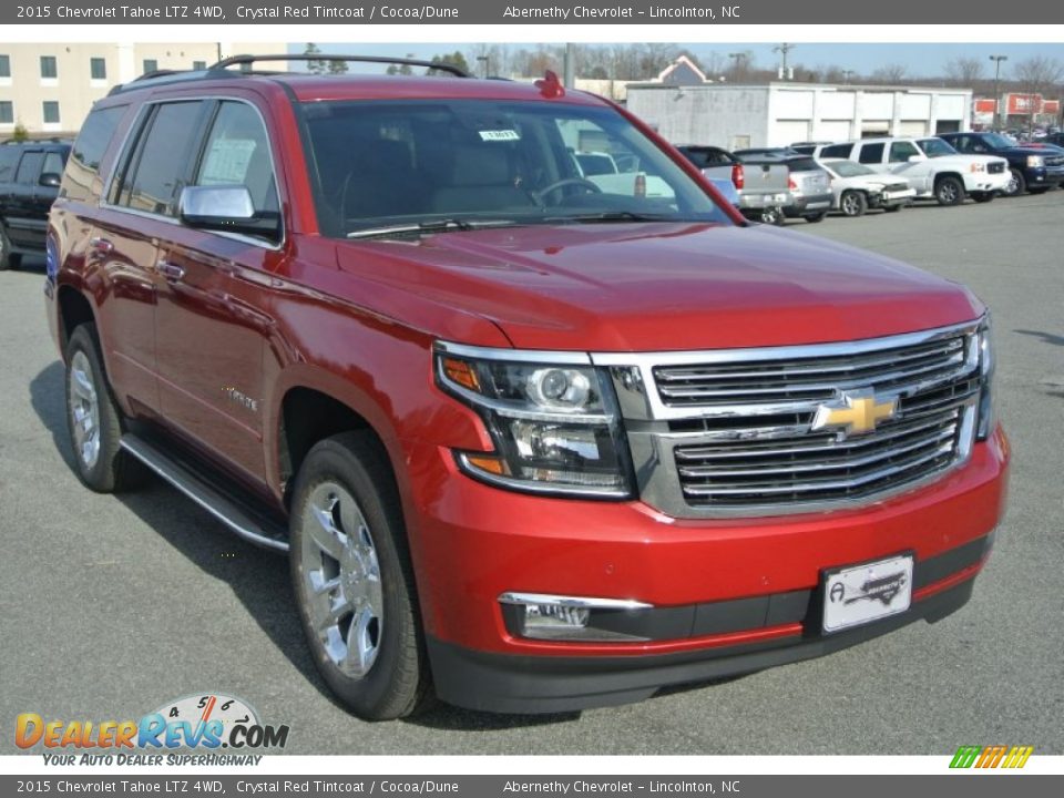 2015 Chevrolet Tahoe LTZ 4WD Crystal Red Tintcoat / Cocoa/Dune Photo #1