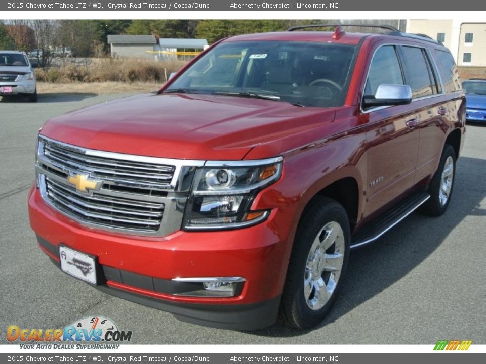 2015 Chevrolet Tahoe LTZ 4WD Crystal Red Tintcoat / Cocoa/Dune Photo #2