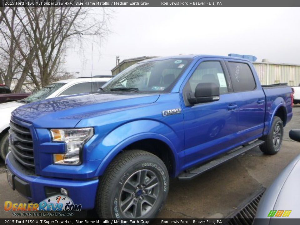 Front 3/4 View of 2015 Ford F150 XLT SuperCrew 4x4 Photo #1