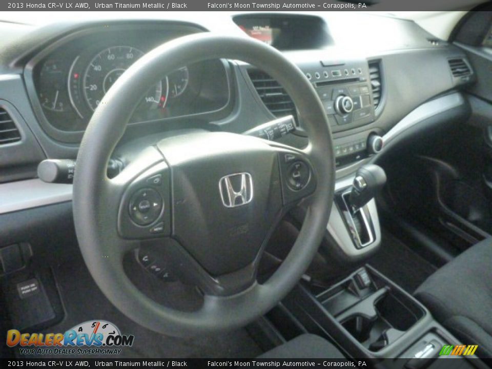 2013 Honda CR-V LX AWD Urban Titanium Metallic / Black Photo #17