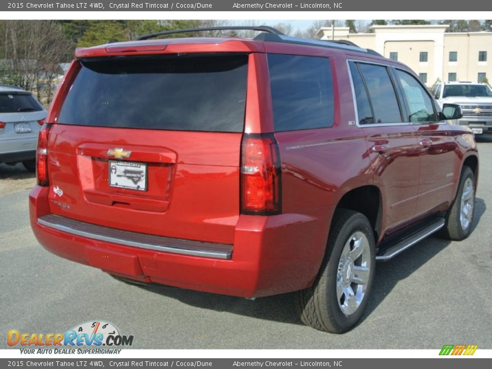 2015 Chevrolet Tahoe LTZ 4WD Crystal Red Tintcoat / Cocoa/Dune Photo #5