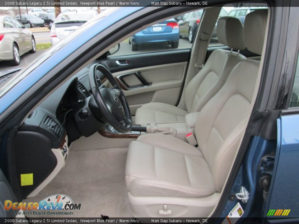 Front Seat of 2008 Subaru Legacy 2.5i Limited Sedan Photo #11