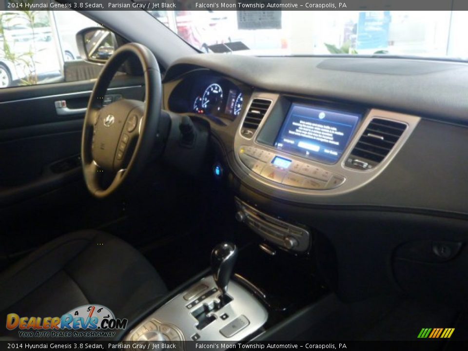 2014 Hyundai Genesis 3.8 Sedan Parisian Gray / Jet Black Photo #3