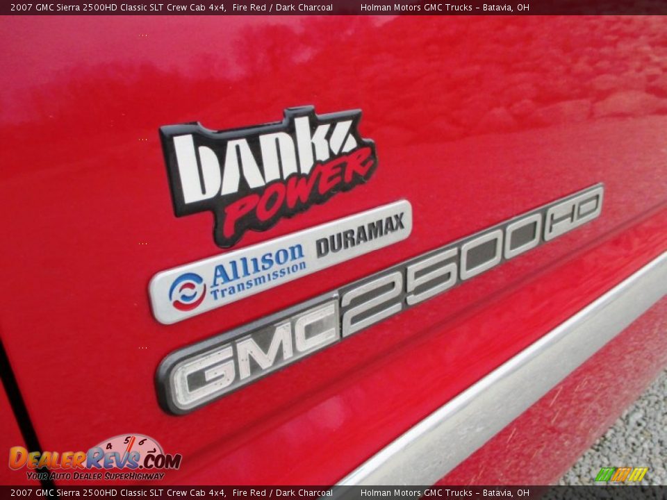 2007 GMC Sierra 2500HD Classic SLT Crew Cab 4x4 Fire Red / Dark Charcoal Photo #4