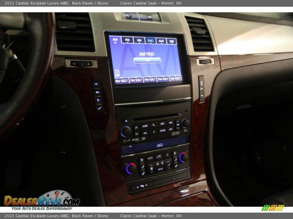 2013 Cadillac Escalade Luxury AWD Black Raven / Ebony Photo #9