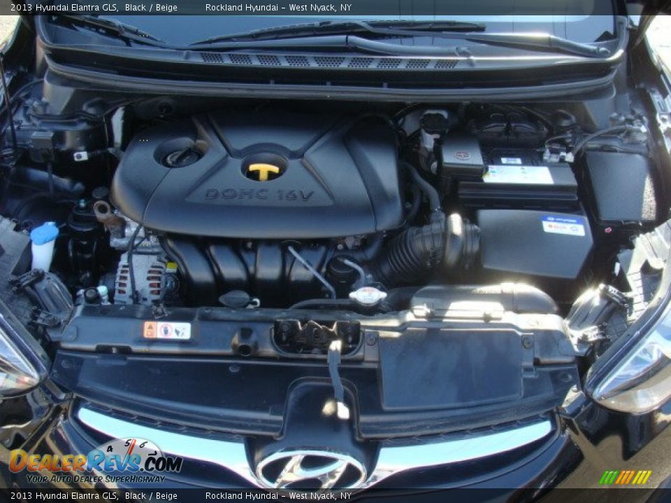 2013 Hyundai Elantra GLS Black / Beige Photo #27