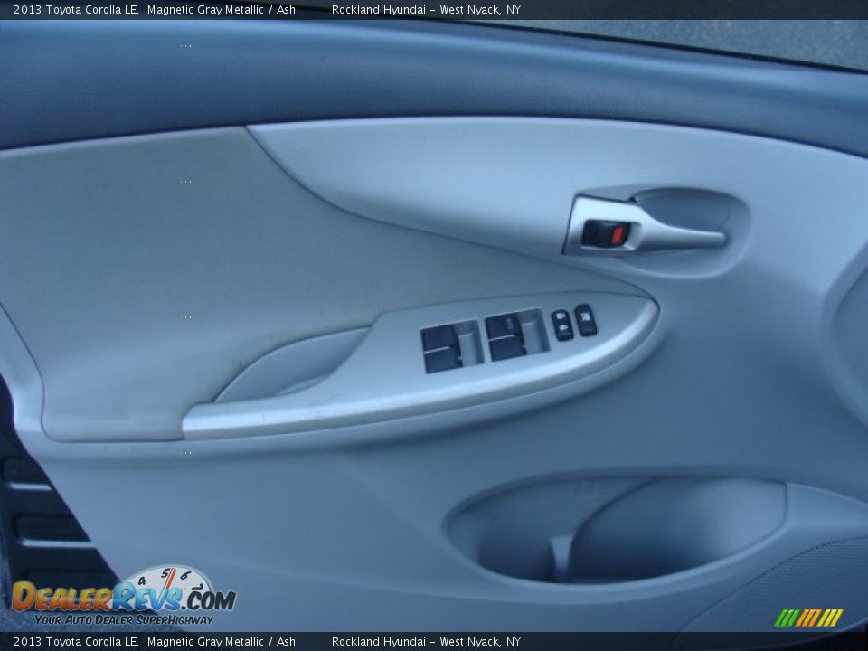 2013 Toyota Corolla LE Magnetic Gray Metallic / Ash Photo #7
